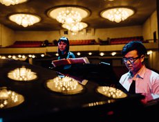 Подготовка к концерту.