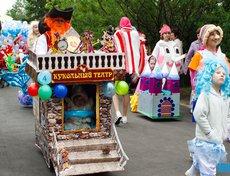 Конкурс детских колясок в Иркутске. Фото Владимира Смирнова