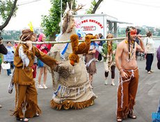 Конкурс детских колясок в Иркутске. Фото Владимира Смирнова