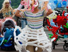 Конкурс детских колясок в Иркутске. Фото Владимира Смирнова