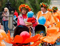 Конкурс детских колясок в Иркутске. Фото Владимира Смирнова