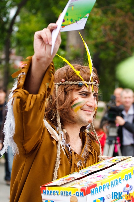 Конкурс детских колясок в Иркутске. Фото Владимира Смирнова