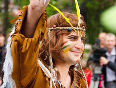 Конкурс детских колясок в Иркутске. Фото Владимира Смирнова