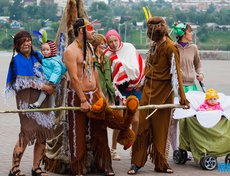 Конкурс детских колясок в Иркутске. Фото Владимира Смирнова