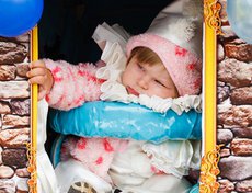 Конкурс детских колясок в Иркутске. Фото Владимира Смирнова