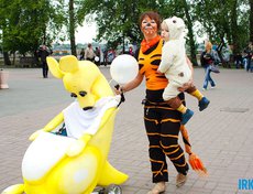 Конкурс детских колясок в Иркутске. Фото Владимира Смирнова