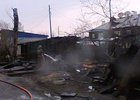 На тушении пожара. Фото пресс-службы ГУ МЧС России по Иркутской области