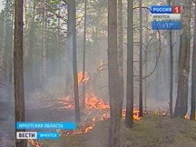 Лесной пожар. Фото из архива «Вести-Иркутск»
