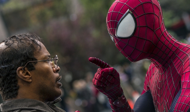 Кадр из фильма «Человек-паук: Высокое напряжение». Фото с сайта www.kinopoisk.ru