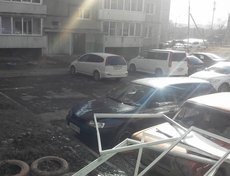 Бульвар Постышева. Фото из группы «ДТП 38RUS»