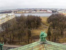 Панорамный вид на Сенатскую площадь