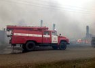 На месте пожара в Черемхово. Фото прес-сслужбы ГУ МЧС по Иркутской области
