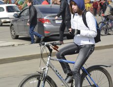 1 мая стало радостной датой для велосипедистов: около сквера Кирова состоялось официальное открытие велосезона