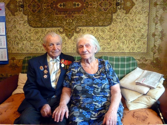 Николай с женой Надеждой