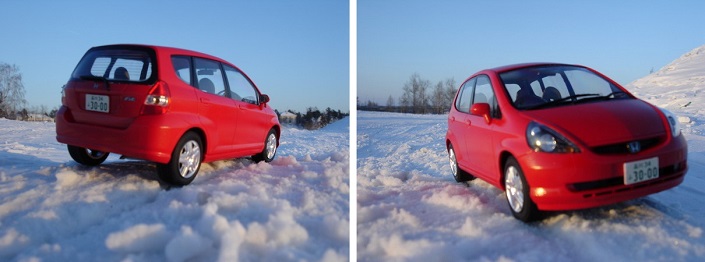 Honda Fit в масштабе 1:24