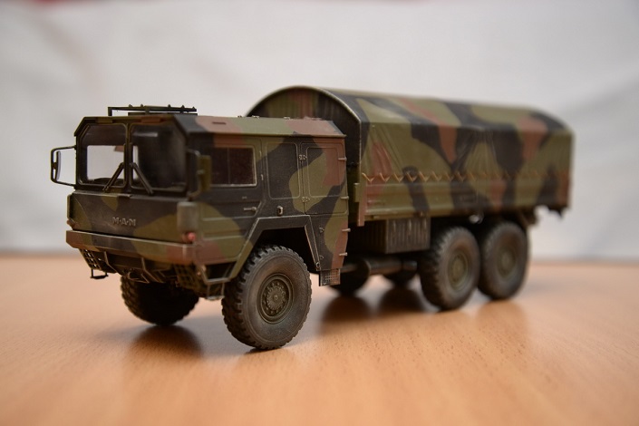 Автомобиль MAN в масштабе 1:35