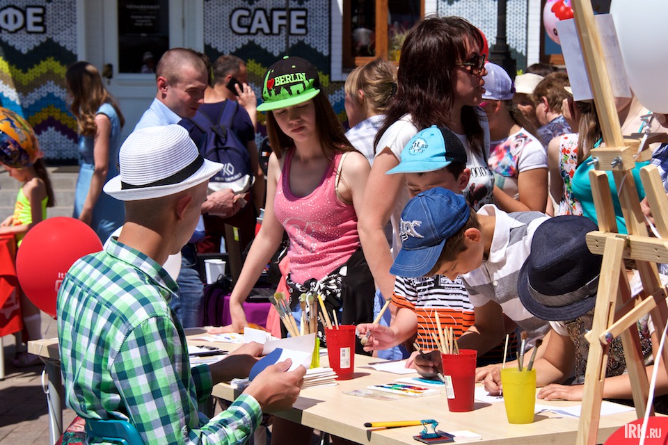 В 130 квартале прошли мастер-классы для детей.