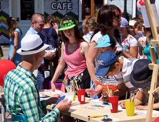 В 130 квартале прошли мастер-классы для детей.