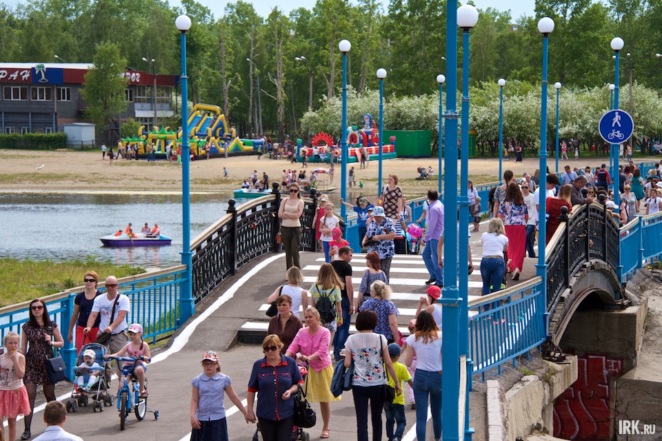 Любимое место горожан для прогулок — остров Юность.