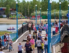 Любимое место горожан для прогулок — остров Юность.