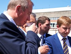 В празднике принял участие губернатор Иркутской области Сергей Левченко.