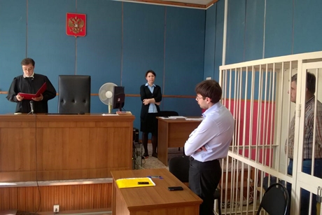 На заседании в Кировском районном суде. Фото ИА «Иркутск онлайн»