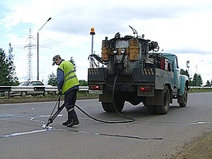 Дорожные работы. Фото с сайта www.irkutskdor.ru