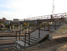 Пешеходный путепровод через улицу 4-я Советская