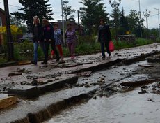 Аршан. Улица Трактовая