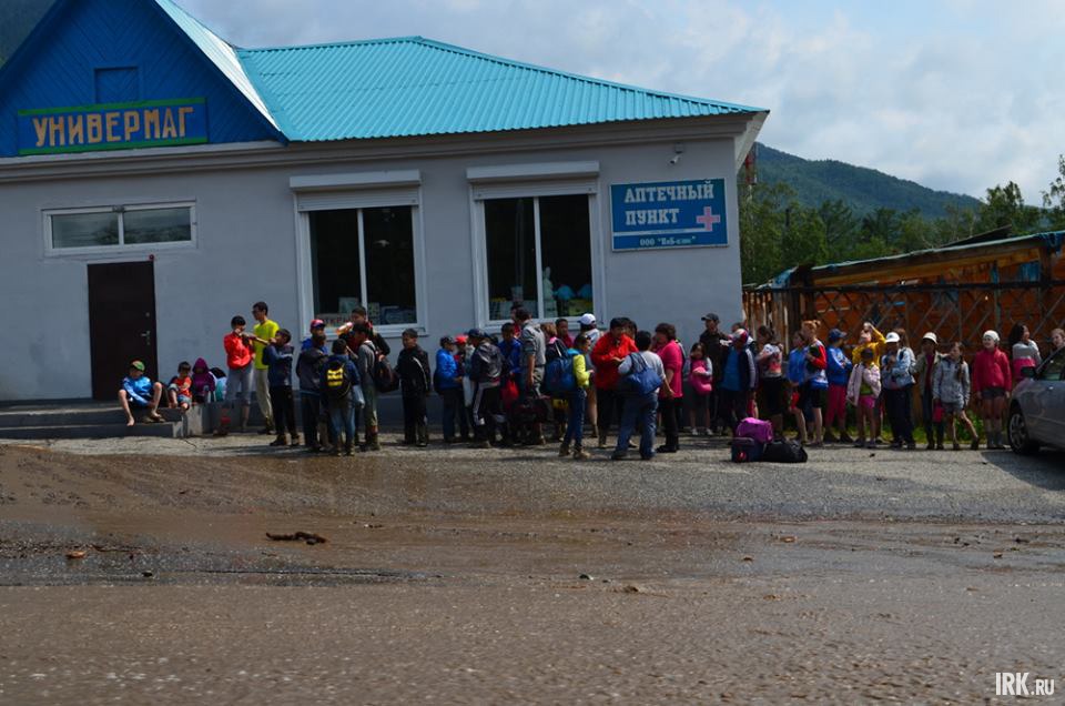 Эвакуированные дети из санатория «Сагаан Дали»
