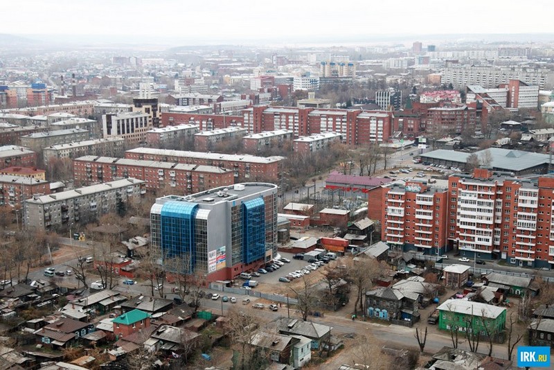 Иркутск с высоты птичьего полета. Автор фото - Игорь Дремин