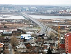 Иркутск с высоты птичьего полета. Автор фото - Игорь Дремин