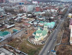 Иркутск с высоты птичьего полета. Автор фото - Игорь Дремин