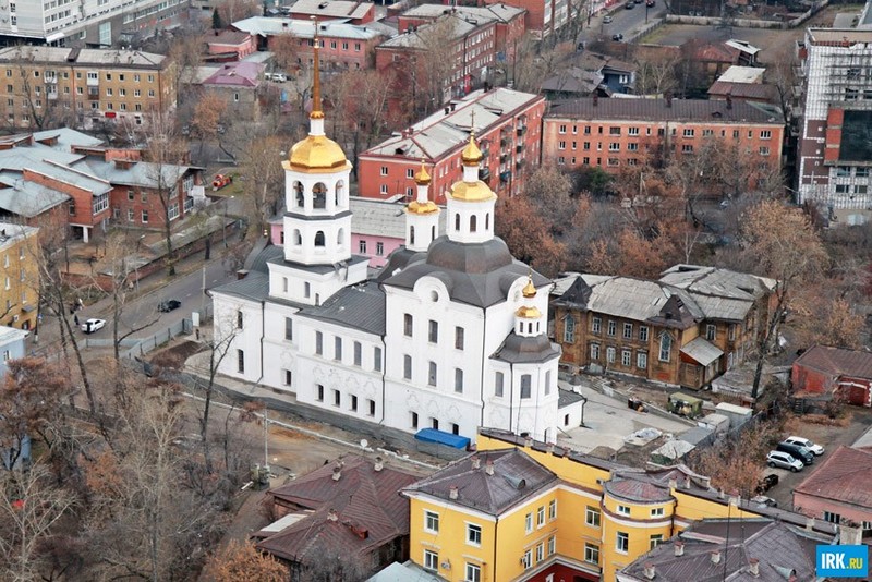 Харлампиевский Михайло-Архангельский храм в Иркутске. Автор фото - Игорь Дремин