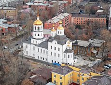 Харлампиевский Михайло-Архангельский храм в Иркутске. Автор фото - Игорь Дремин