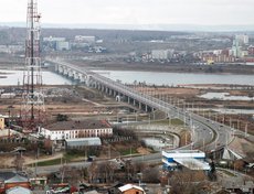 Иркутск с высоты птичьего полета. Автор фото - Игорь Дремин