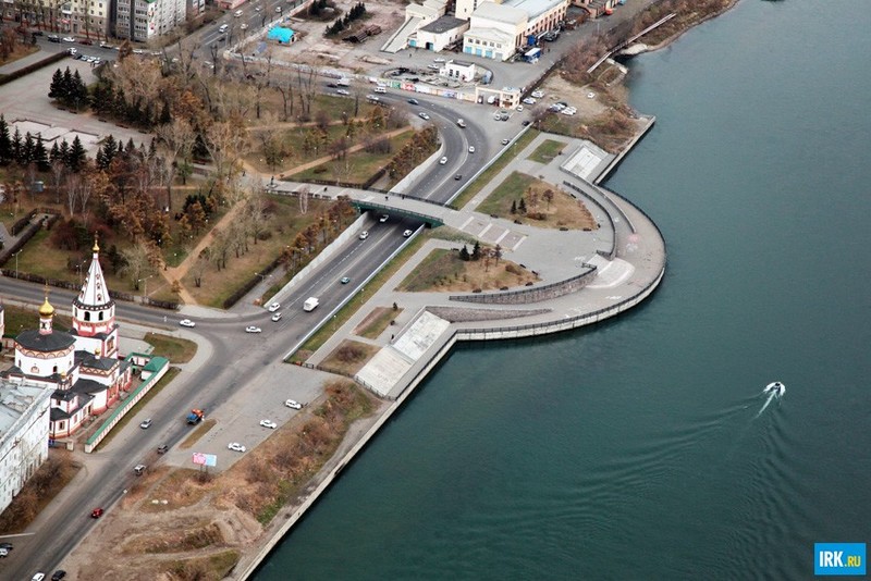 Нижняя Набережная в Иркутске. Автор фото - Игорь Дремин