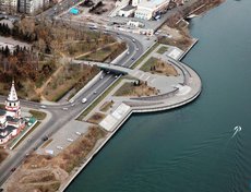 Нижняя Набережная в Иркутске. Автор фото - Игорь Дремин