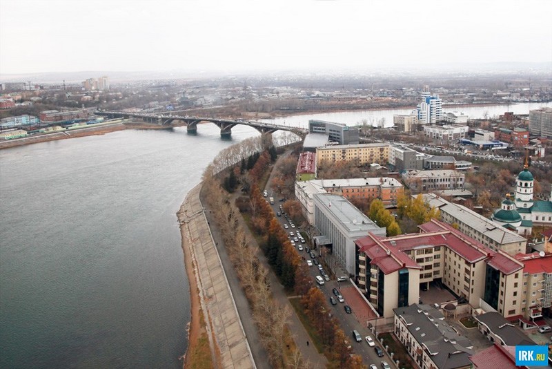 Набережная Иркутска. Автор фото - Игорь Дремин