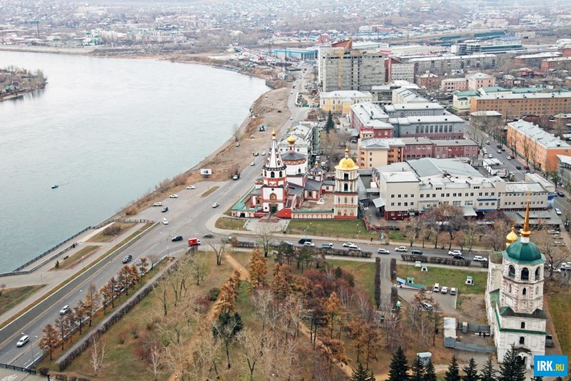 Набережная Иркутска. Автор фото - Игорь Дремин