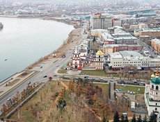 Набережная Иркутска. Автор фото - Игорь Дремин