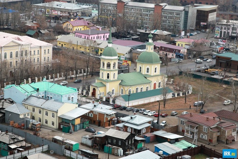 Иркутск с высоты птичьего полета. Автор фото - Игорь Дремин