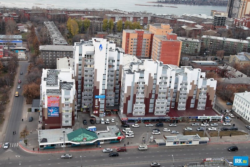 Дом по улице Байкальской в Иркутске. Автор фото - Игорь Дремин