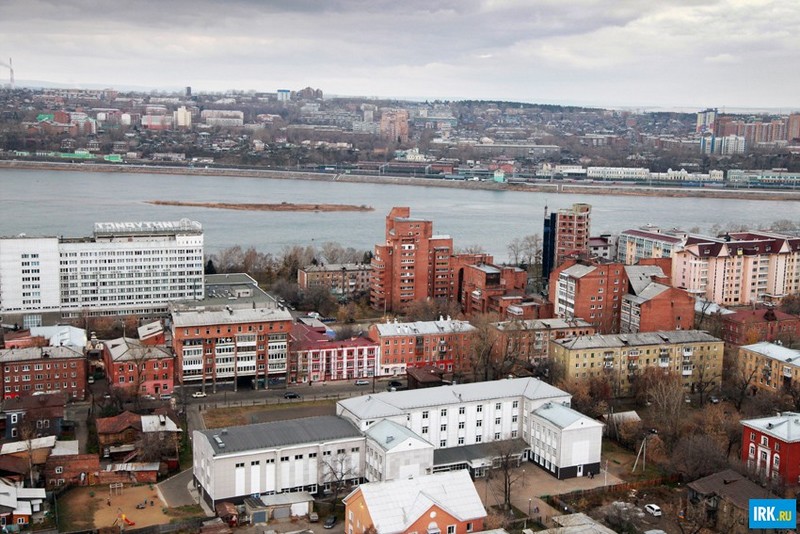 Иркутск с высоты птичьего полета. Автор фото - Игорь Дремин