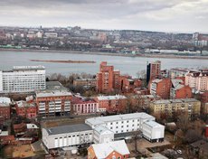Иркутск с высоты птичьего полета. Автор фото - Игорь Дремин
