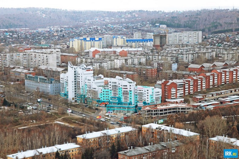 Иркутск с высоты птичьего полета. Автор фото - Игорь Дремин