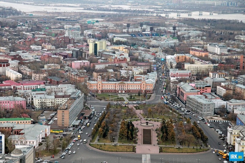 Правобережный район Иркутска, сквер Кирова. Автор фото - Игорь Дремин