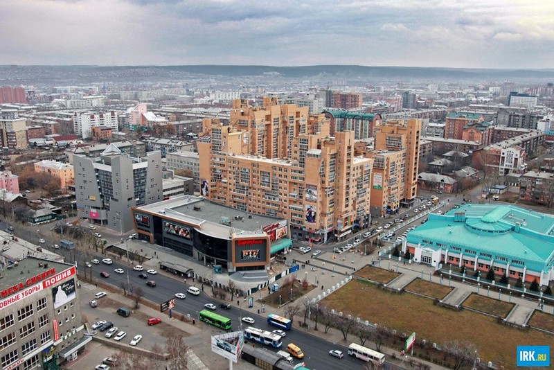 Улица Байкальская в Иркутске. Автор фото - Игорь Дремин