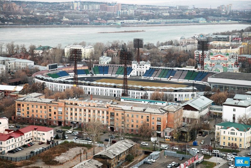 Стадион «Труд» в Иркутске. Автор фото - Игорь Дремин