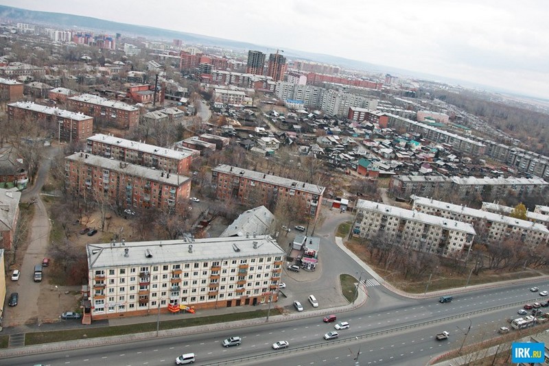 Октябрьский район Иркутска, улица Байкальская. Автор фото - Игорь Дремин